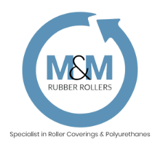 M & M Rubber Rollers Logo